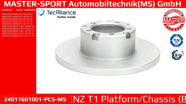 24011601001-PCS-MS | BRAKE DISC | Master-Sport-Automobiltechnik (MS) GmbH