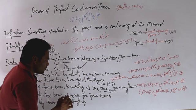 PRESENT PERFECT CONTINUOUS TENSE (Active Voice) BY ZAGHAM ABBAS, English With Zagham Abbas