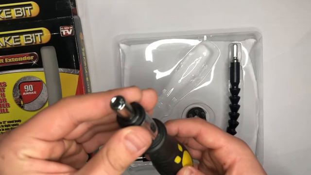 Видео обзор: Гибкий магнитный удлинитель для отвертки и дрели Snake Bit