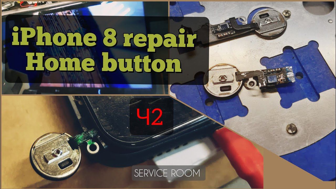 iPhone 8 iPhone 8 восстановление кнопки Home . Ч2. Home button repair iPhone 8