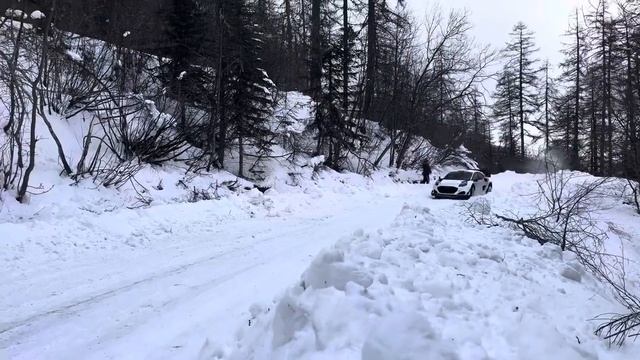 RALLY MONTE CARLO TEST 2024 Adrien FOURMEAUX FORD M-SPORT