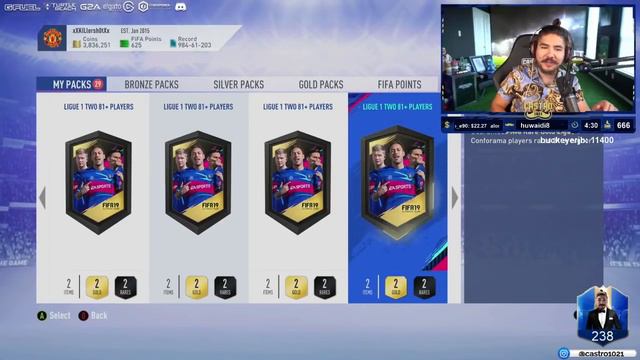 95 TOTS PACKED!! 100 TOTS PACKS!! FIFA 19