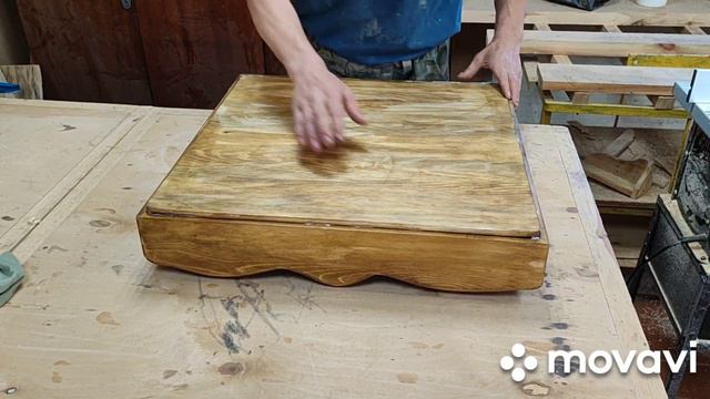 Свечной ящик в церковь из дерева