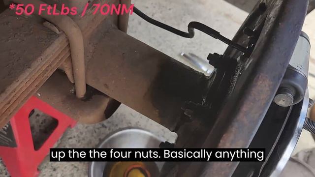 Toyota Hilux rear axle bearing assembly using a new axle shaft (Non-ABS) | changing the wheel studs