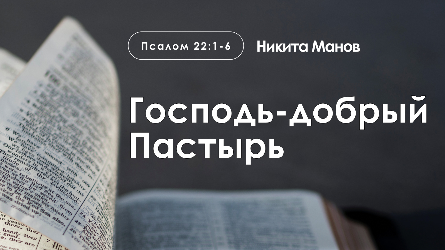 «Господь-добрый Пастырь» | Псалом 22:1-6 | Никита Манов