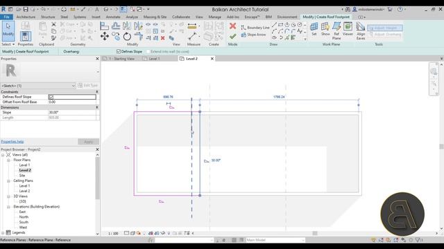 Sawtooth Roof in Revit Tutorial (Revit Roofs Tutorial)
