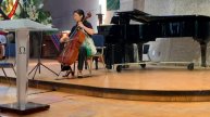 Bach Sarabande plays by cellist Fang Fang Xu