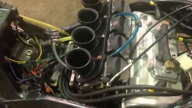 ZX7R ZX9 Engine Swap First Startup