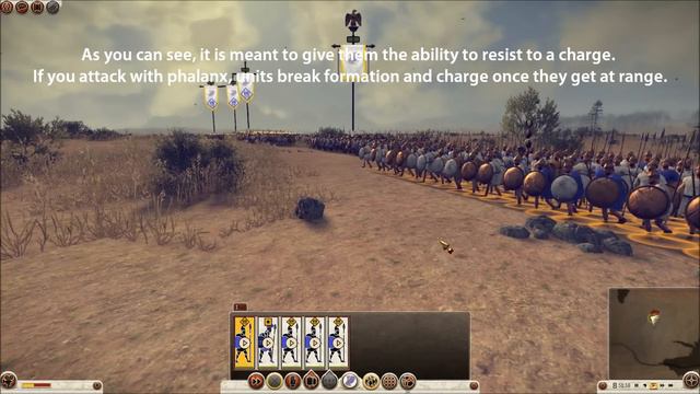 Total War: Rome 2 - How to use phalanx properly