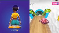 Twerk Race 3D/ Going Balls All Level Gameplay Android,iOS NEW APK UPDATE