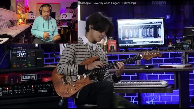 Abim Impresses producer with rendition of Satch Boogie Joe Satriani! abim