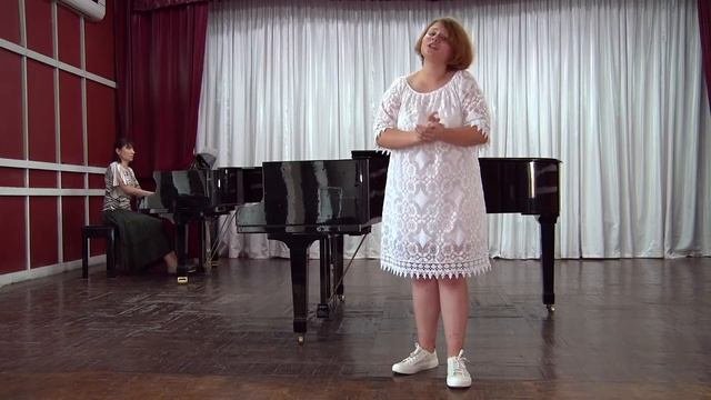 Анастасия Царева.Вступительный экзаменвокальное искусство.