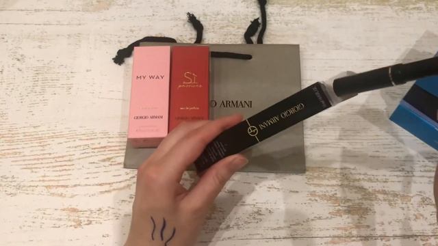 Покупки косметики: заказы Armani Beauty и  La Roche-Posay