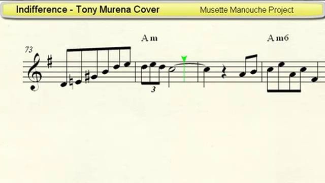 Indifference (Tony Murena Cover) - Accordion sheet music