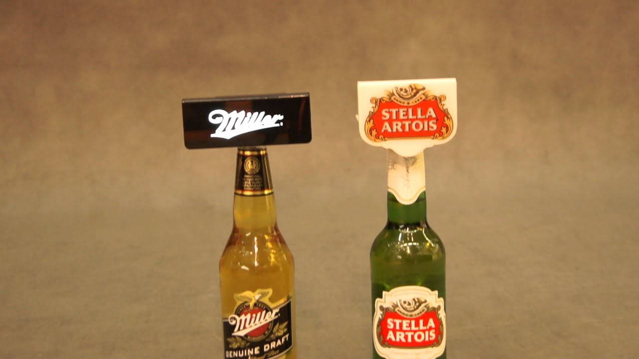 Автономные мини-дисплеи Stella Artois и Miller, объектно-ориентированные от фирмы КИМ