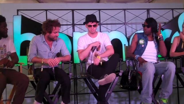 Mark Foster Explains the Right and Wrong Thing to say at Music Festivals - Bonnaroo 2012
