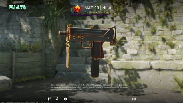 ALL MAC-10 SKINS SHOWCASE IN COUNTER STRIKE 2 | CS2 | LAST UPDATE & PRICE