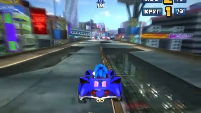 Sonic & sega all-stars racing (Центр Шибуия. Токио-то) Прохождение