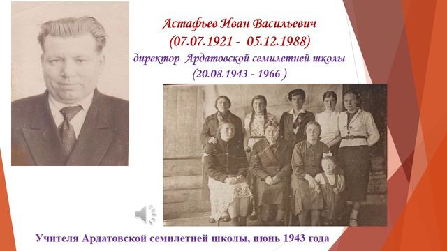 Ерешева Ульяна - Учителя Ардатовского района