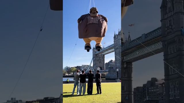 Тётя Мардж из «Гарри Поттера» снова летает над Лондоном!