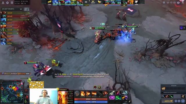 Aug 16, 2019 - TI 2019 Group Stage - Virtus Pro vs Na`Vi + Liquid vs PSG LGD