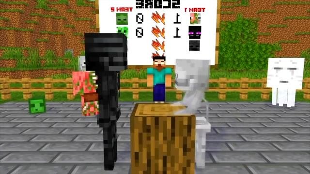 Monster School : ZOMBIE vs MONSTERS PRANK CHALLENGE - Minecraft Animation