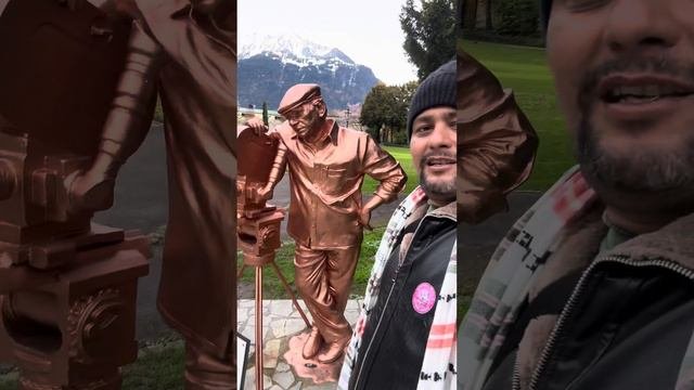 Interlaken Yash chopra Ji statue Switzerland travel