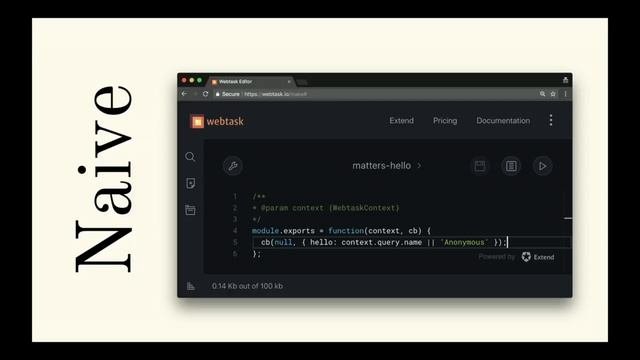 Serverless Webhooks | Matters Meetup | Tomasz Janczuk