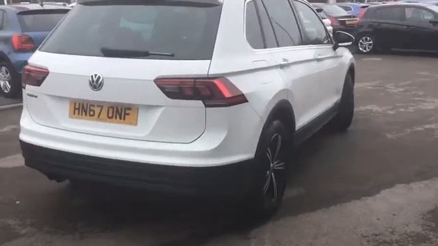 Pure White Volkswagen Tiguan 1.4 TSi 150 SE Nav 5dr 2018