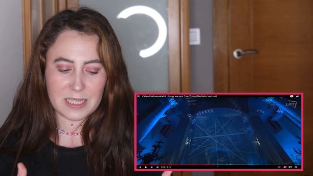 Vaiva Kalinauskaitė "Now we are free" (Gladiator movie) | Reaction Video