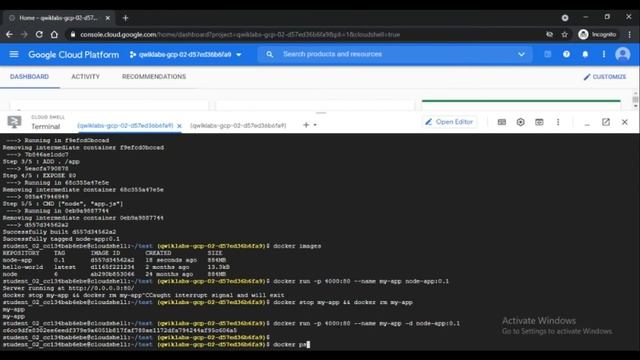 Introduction to Docker | Qwiklabs GSP055