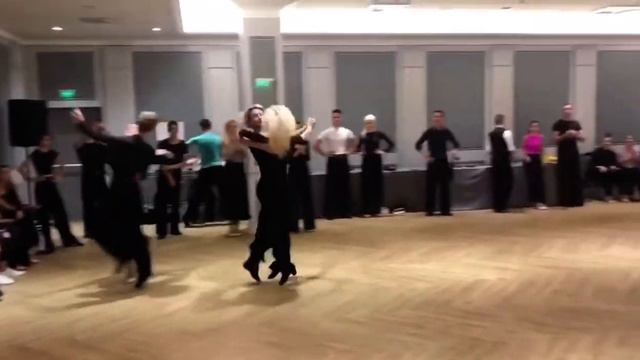 Mirko Gozzoli  Edita Daniute - enjoying their Quickstep _ 2021