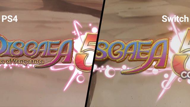 Disgaea 5: Complete - Switch vs. PS4 - Visual Comparison (Direct-Feed Footage)