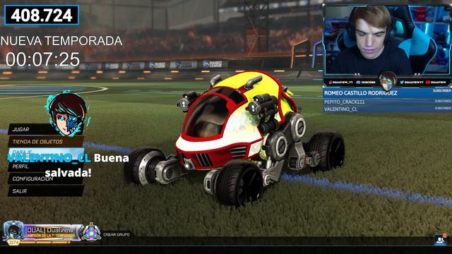 REACCIONANDO A LA NUEVA TEMPORADA 7 DE ROCKET LEAGUE 🚀 EN DIRECTO SORTEO 2 ROCKET PASS 7
