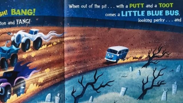 Monster Trucks Read Aloud / Halloween Story For Kids