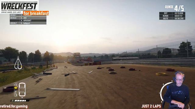 JUST 2 LAPS - Wreckfest for Breakfast - Doom Rig Hellhound - Bonebreaker Valley - Tournament Reward