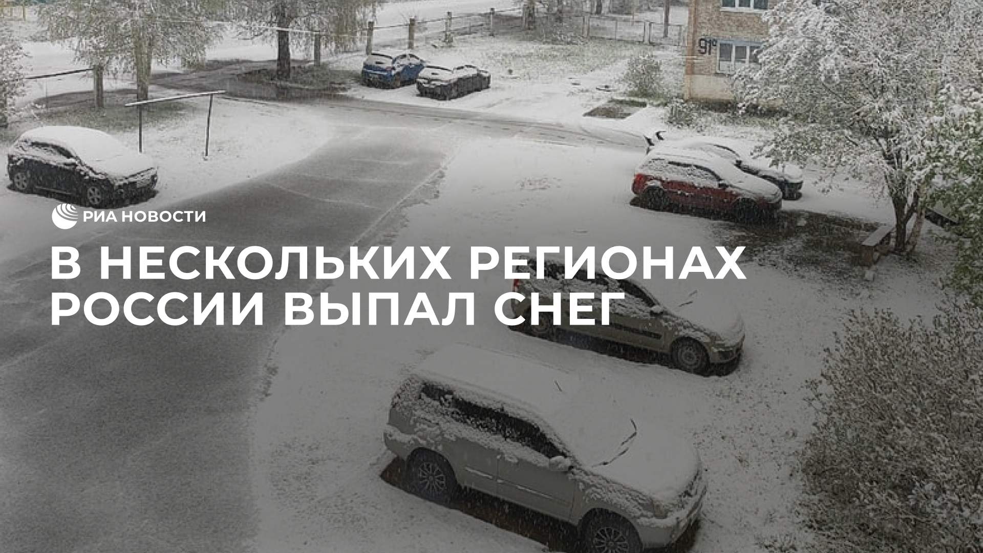 В нескольких регионах России выпал снег