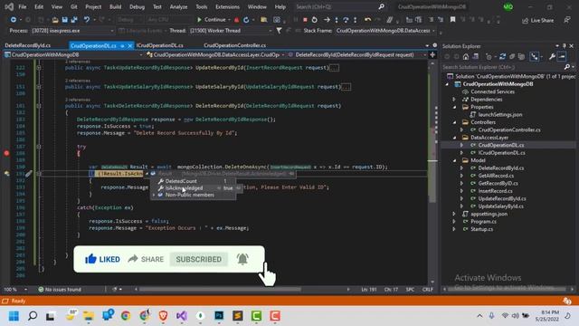API Implementation In CRUD Application Part 5 In .Net Core Web API + MongoDB In Hindi With Detail.