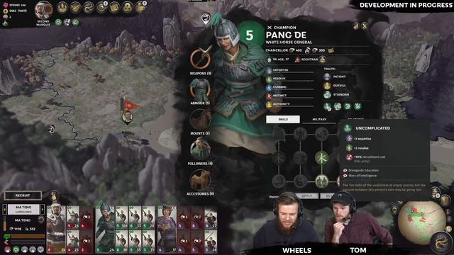 Total War: THREE KINGDOMS - Ma Teng Live Let's Play PART 1