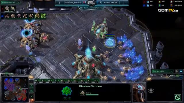 PartinG vs viOLet (PvZ) Set 3 2012 GSL Blizzard Cup - Starcraft 2