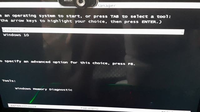 How to get Windows failed to start screen!
