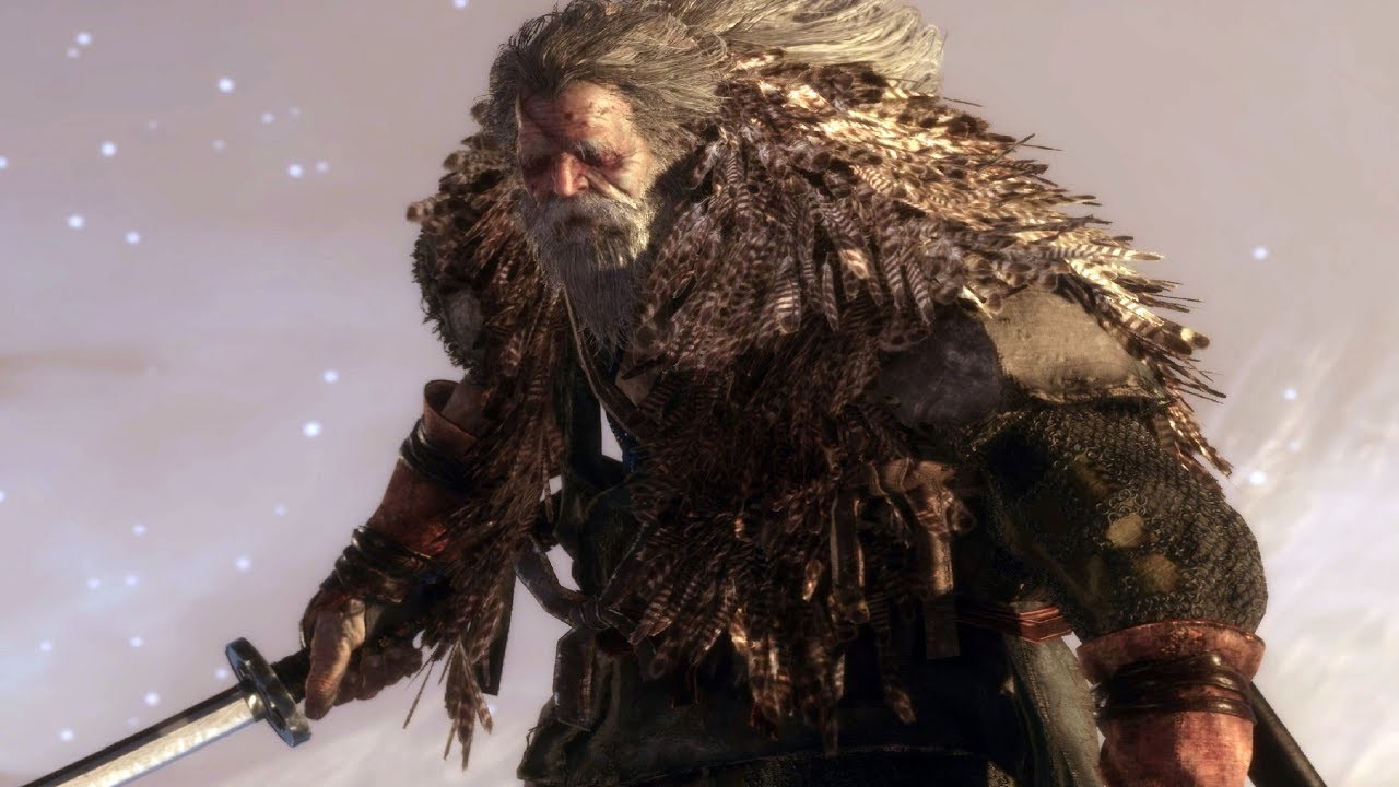 Sekiro. Битва с боссом Great Shinobi Owl.