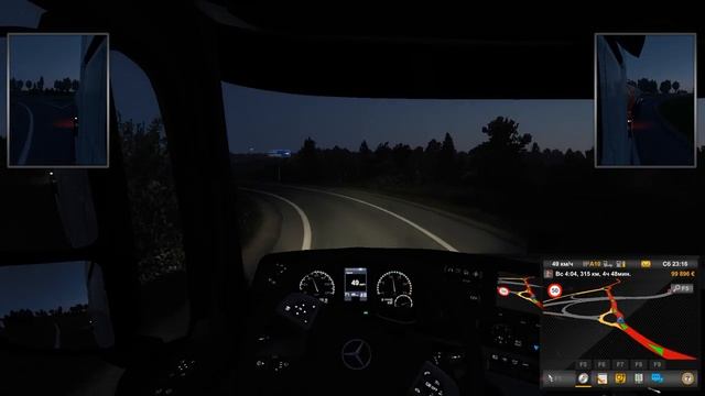 SCRATCHED THE BARREL | MERCEDES-BENZ ACTROS 510 | Euro Truck Simulator 2