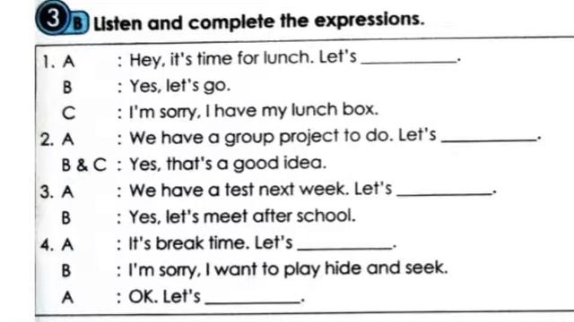 Grade 5 Unit 1 Lesson 2 Exercise 3B #grade5 #english #unit1 #sayahtet
