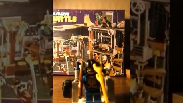 Обзор аппликации из пластилина+самоделка из лего