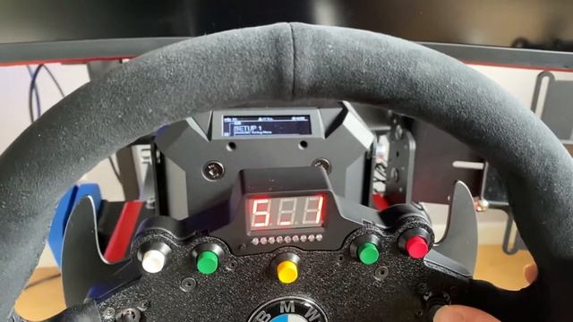 Fanatec DD1 with BMW GT2 alternate menus