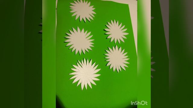 Ромашки из изолона для детей