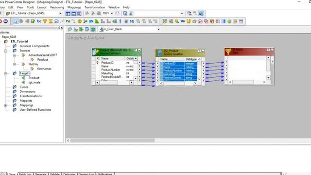 Informatica Power Center Tutorial  Mapping From SQL Server To Flat File