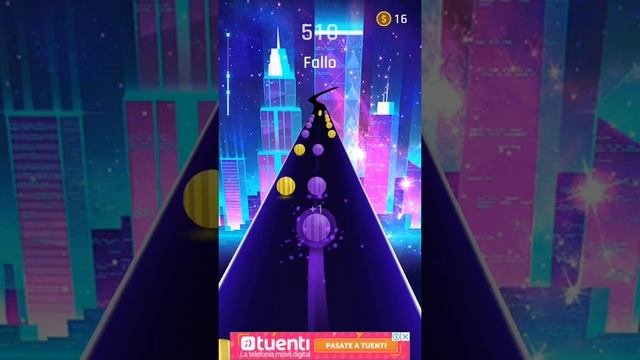 Dancing Road gameplay. Walkthrough ?