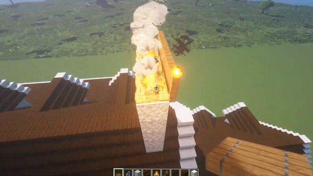 Minecraft: Как построить большой и красивый дом? | Особняк в майнкрафте| Часть 7
